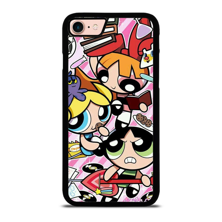 THE POWERPUFF GIRLS COLLAGE iPhone 8 Case