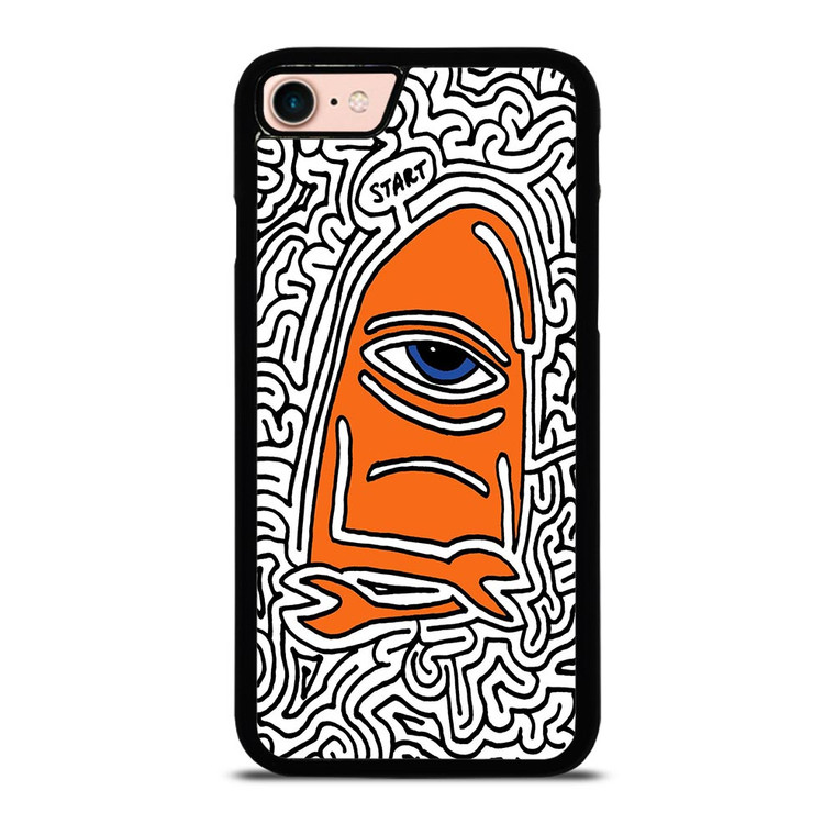 TOY MACHINE SKATEBOARD DOODLE iPhone 8 Case