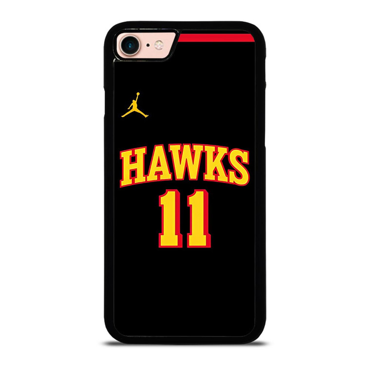 TRAE YOUNG ATLANTA HAWKS BLACK iPhone 8 Case