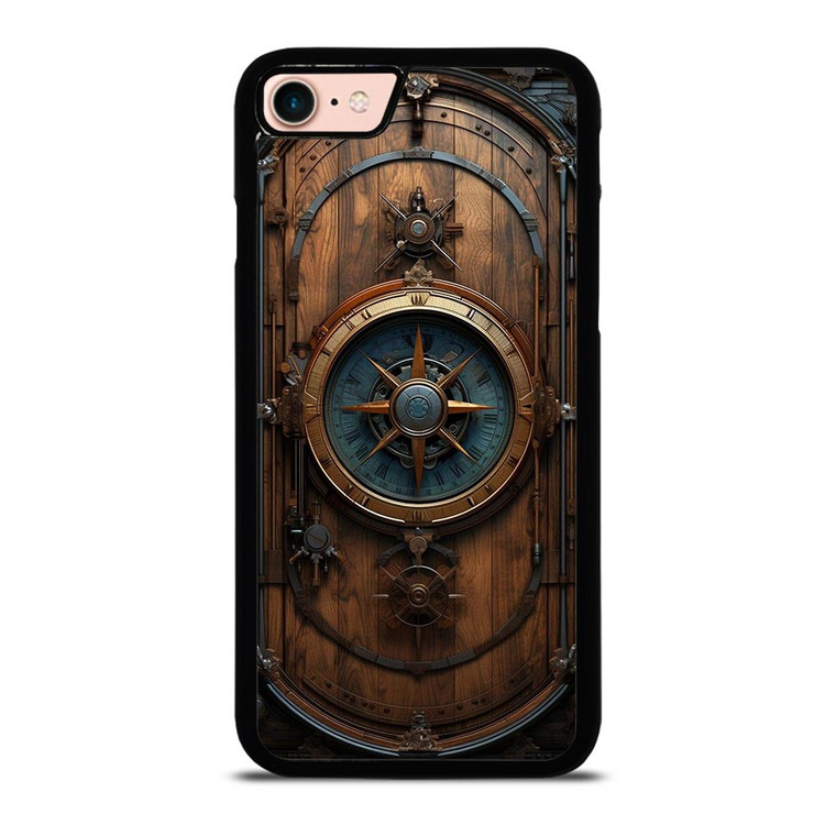 VINTAGE MAP COMPASS iPhone 8 Case
