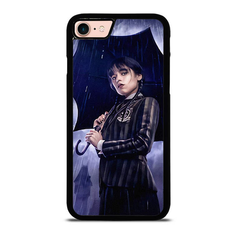 WEDNESDAY ADDAMS JENNA ORTEGA MOVIES iPhone 8 Case
