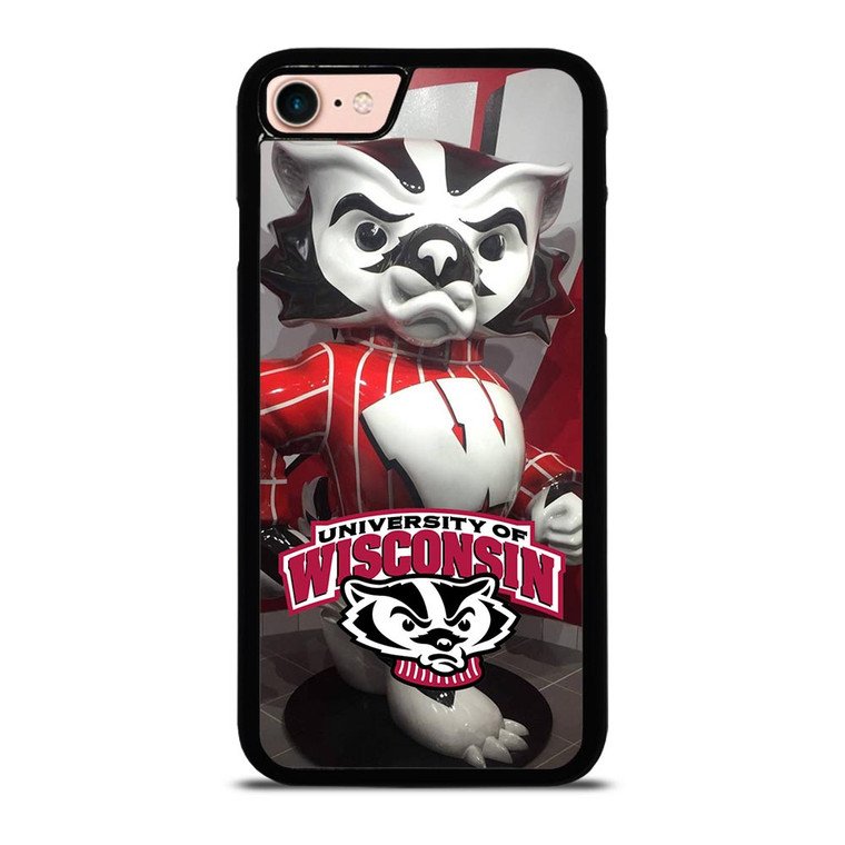 WISCONSIN BADGER MASCOT iPhone 8 Case