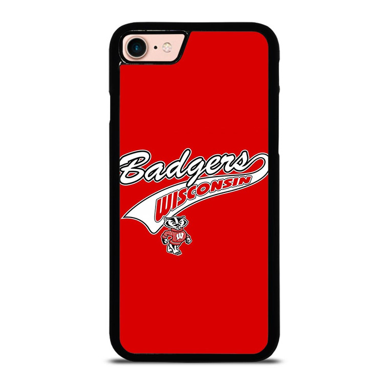 WISCONSIN BADGERS FOOTBALL SYMBOL iPhone 8 Case