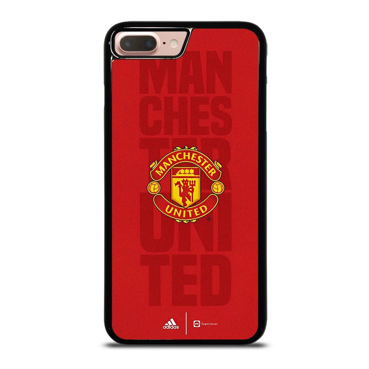 MANCHESTER UNITED FC ADIDAS LOGO iPhone 8 Plus Case