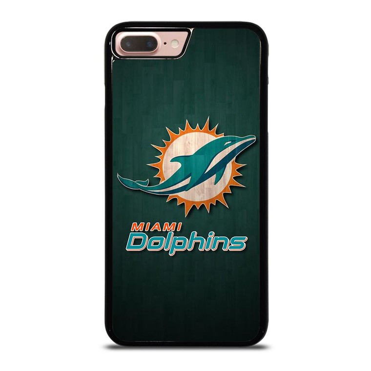 MIAMI DOLPHINS WOODEN LOGO iPhone 8 Plus Case