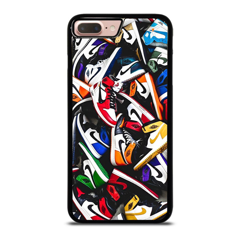 NIKE AIR JORDAN SNEAKERS COLLAGE iPhone 8 Plus Case