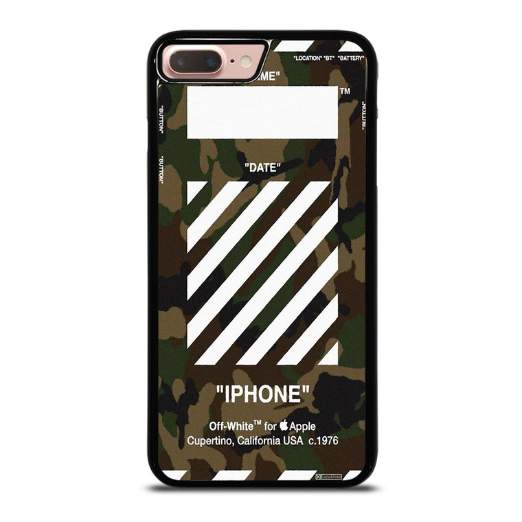 OFF WHITE CAMO ARMY iPhone 8 Plus Case