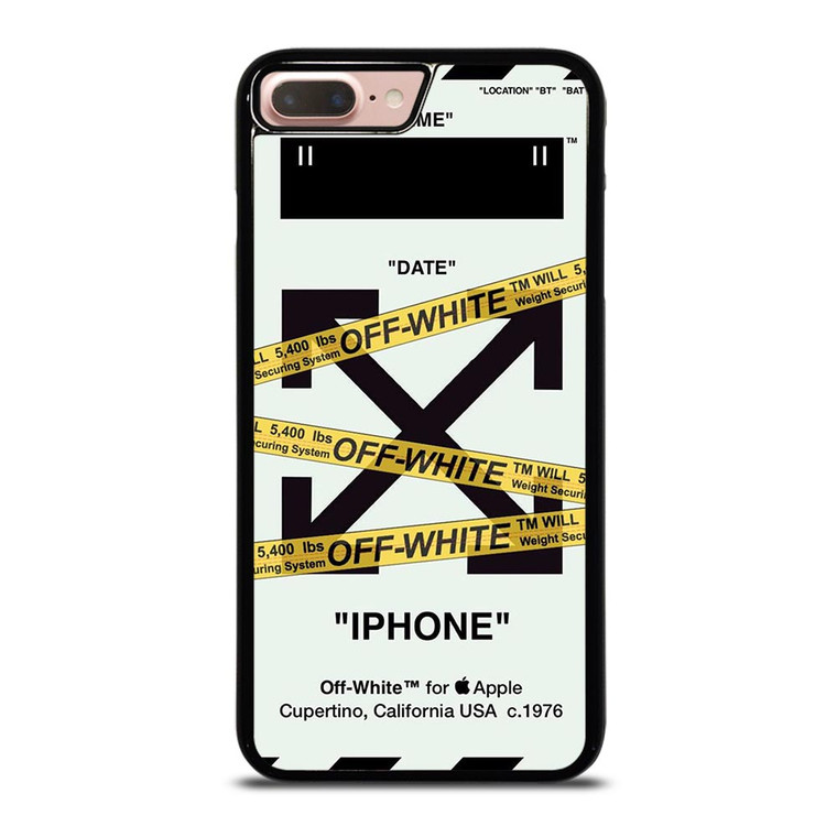OFF WHITE YELLOW STRIPES iPhone 8 Plus Case