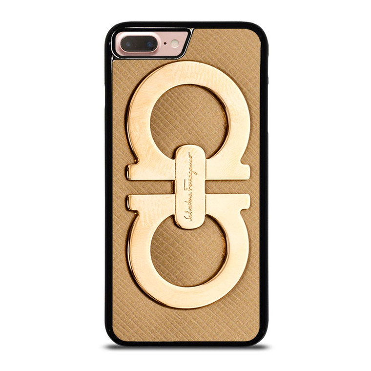 SALVATORE FERRAGAMO GOLD LOGO iPhone 8 Plus Case
