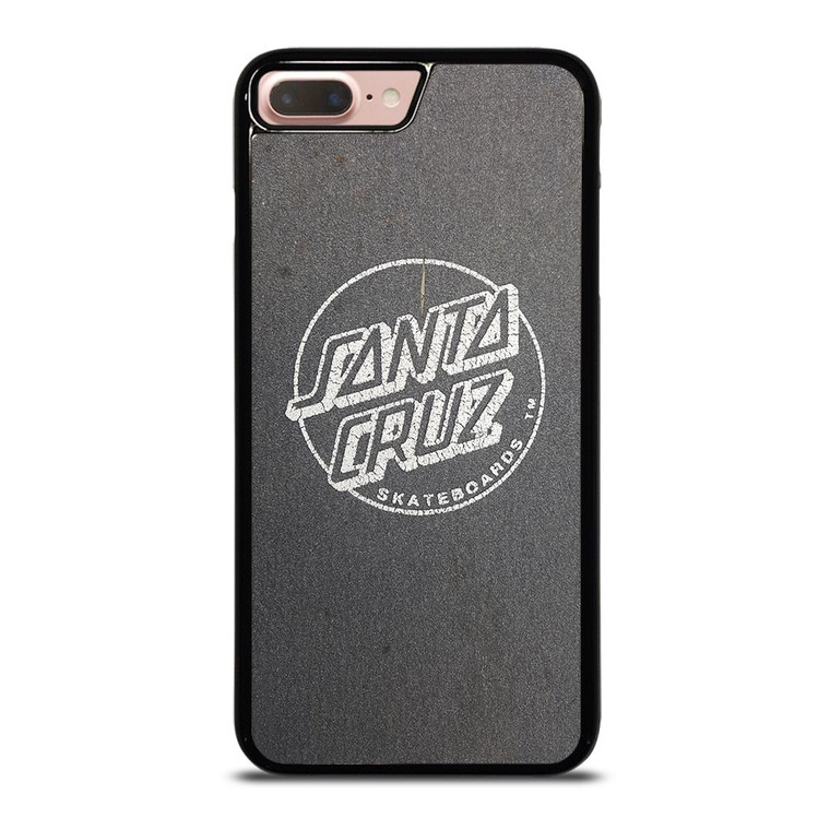 SANTA CRUZ SKATEBOARD LOGO ASPHALT iPhone 8 Plus Case