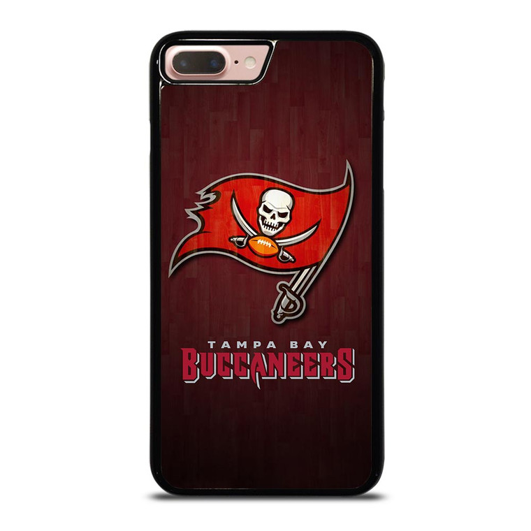 TAMPA BAY BUCCANEERS WOODEN LOGO iPhone 8 Plus Case
