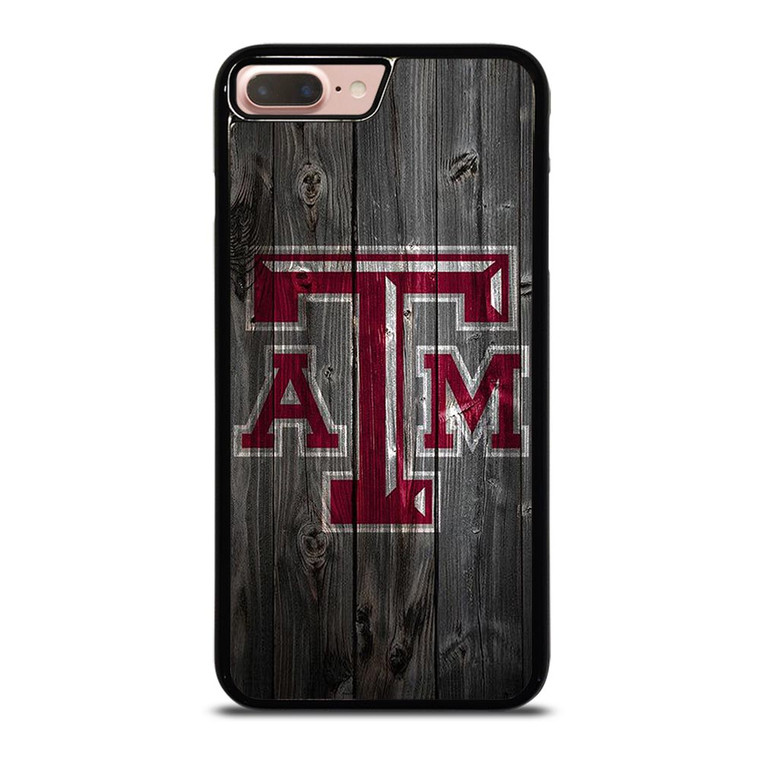 TEXAS AGGIES WOODEN LOGO iPhone 8 Plus Case