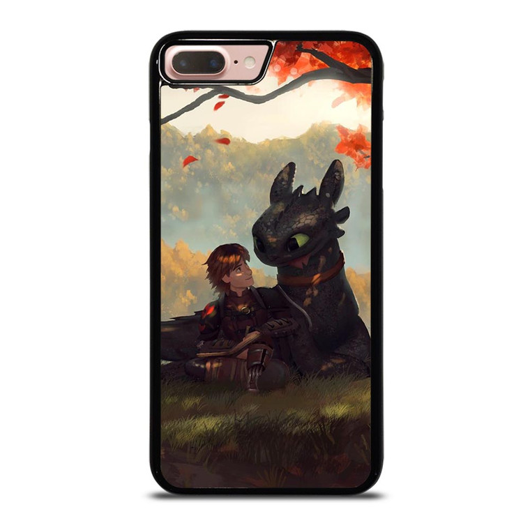 TOOTHLESS AND HICCUP ART iPhone 8 Plus Case