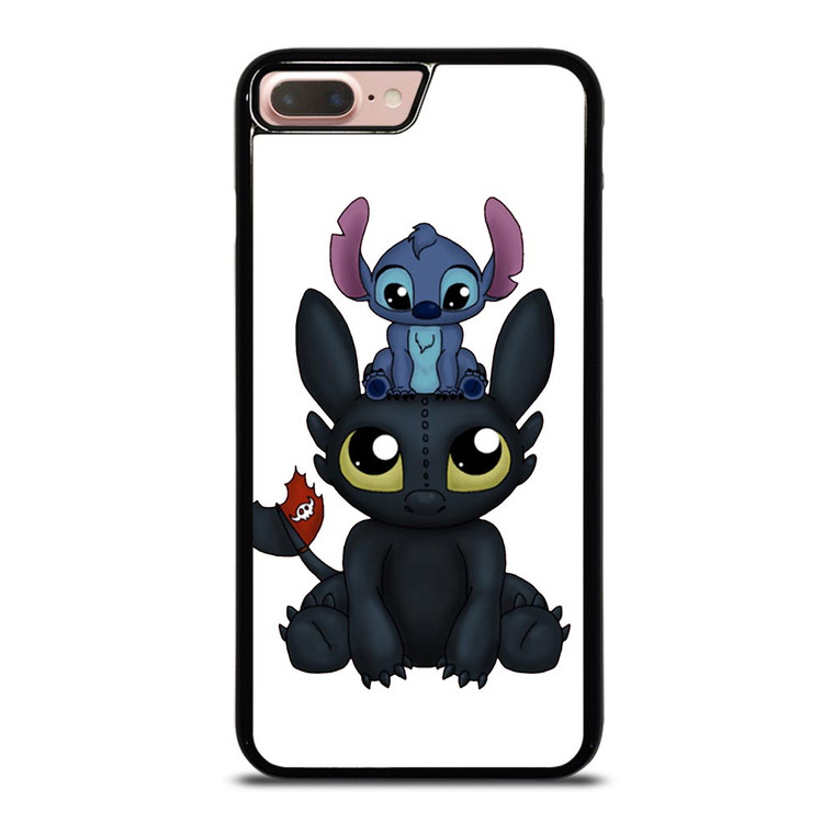 TOOTHLESS AND STITCH CARTOON iPhone 8 Plus Case