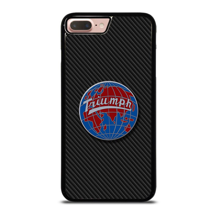 TRIUMPH WORLDWIDE LOGO CARBON iPhone 8 Plus Case