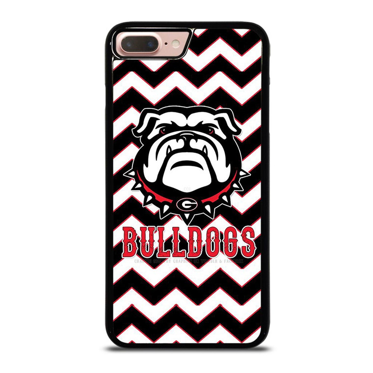 UGA GEORGIA BULLDOGS STRIPE LOGO iPhone 8 Plus Case