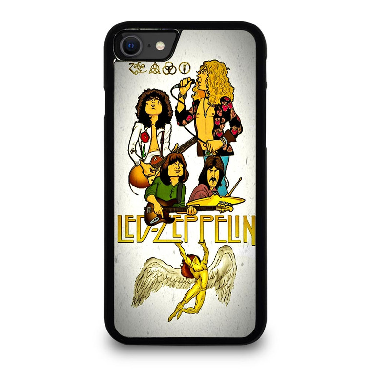 LED ZEPPELIN ROCK BAND ART iPhone SE 2020 Case