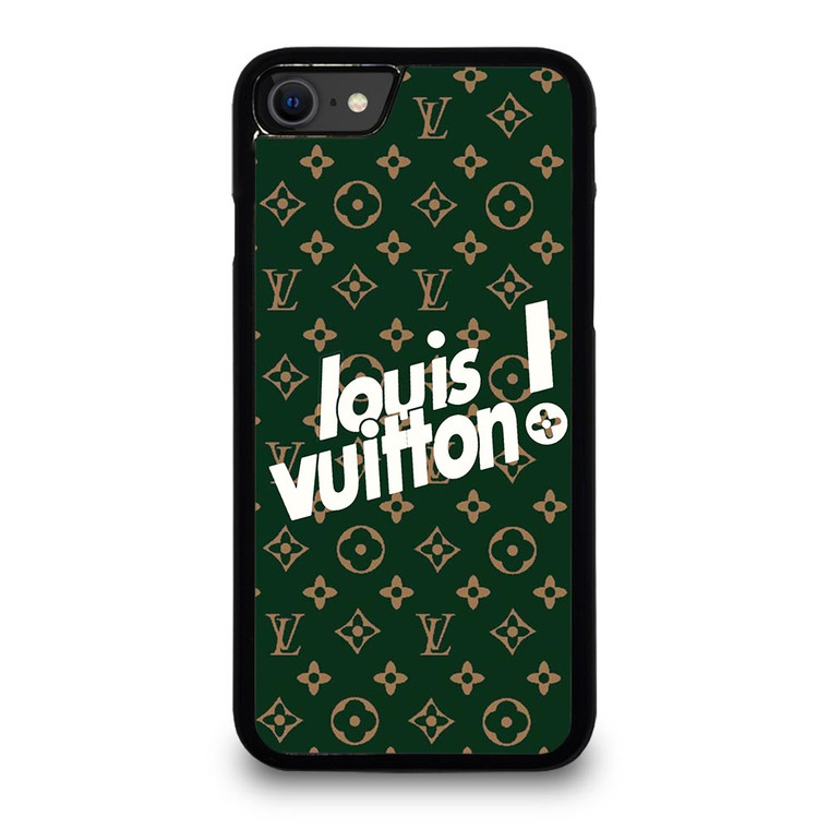 LOUIS VUITTON GREEN LOGO iPhone SE 2020 Case