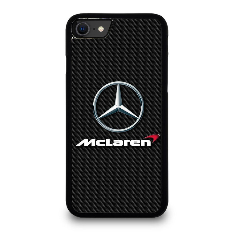 MERCEDES MCLAREN CARBON LOGO iPhone SE 2020 Case