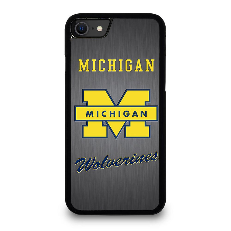 MICHIGAN WOLVERINES LOGO iPhone SE 2020 Case