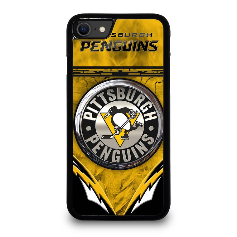 PITTSBURGH PENGUINS METAL NHL iPhone SE 2020 Case