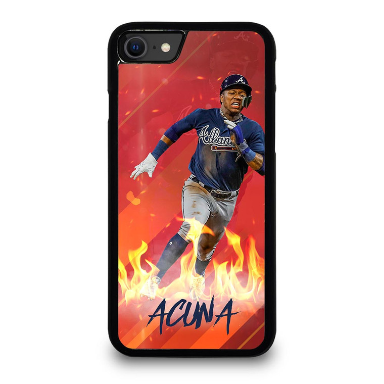 RONALD ACUNA JR ATLANTA BRAVES BASEBALL MLB iPhone SE 2020 Case