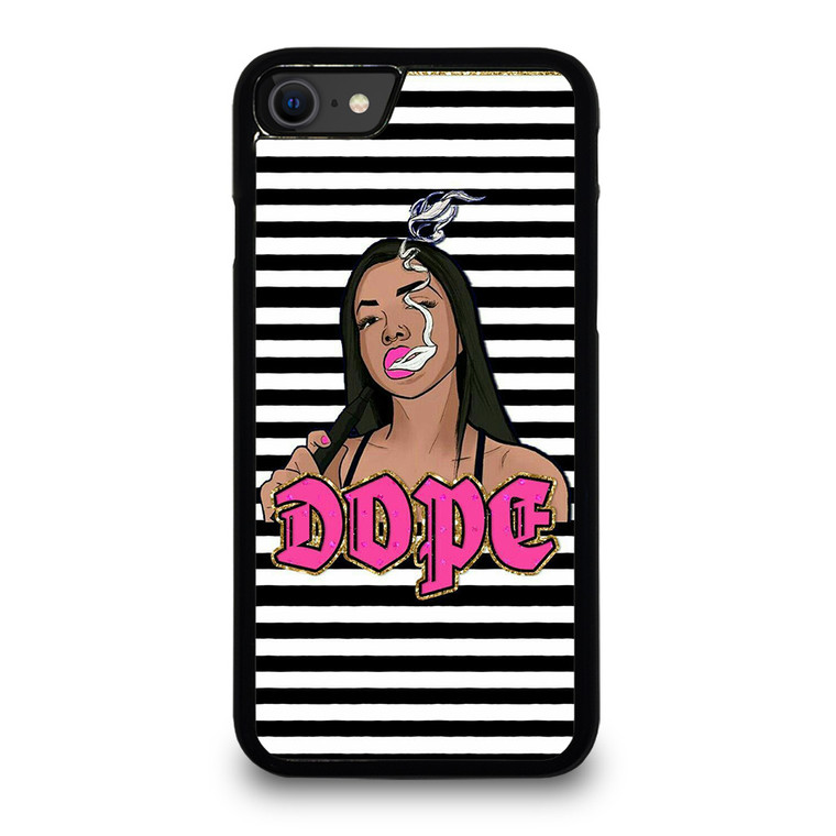 DOPE CIGAR GIRL STRIPE iPhone SE 2020 Case