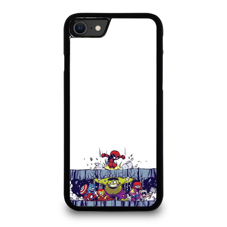 SPIDERMAN VS ALL MARVEL HEROES KAWAII iPhone SE 2020 Case