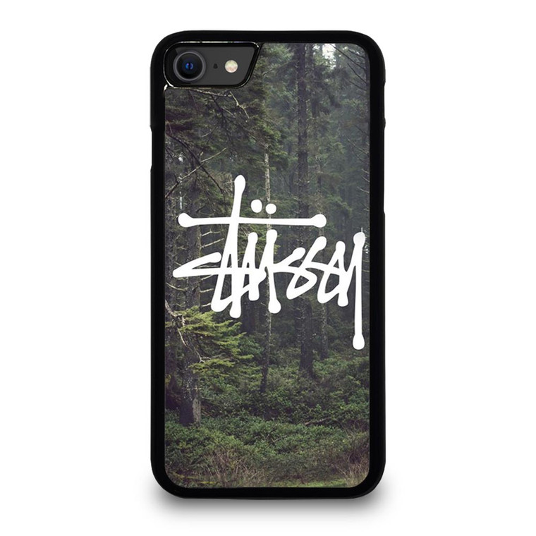 STUSSY SPOOKY FOREST LOGO iPhone SE 2020 Case