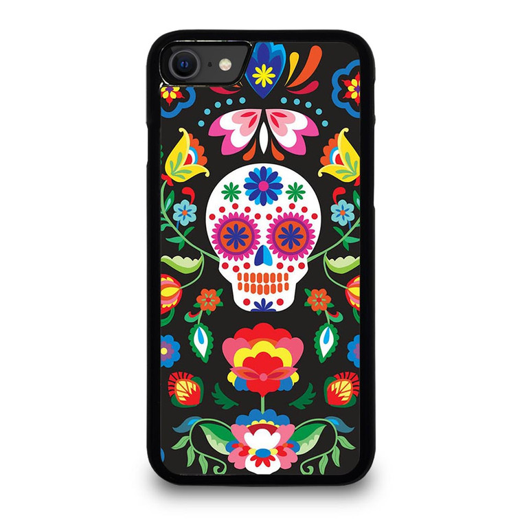 SUGAR SKULL ART iPhone SE 2020 Case