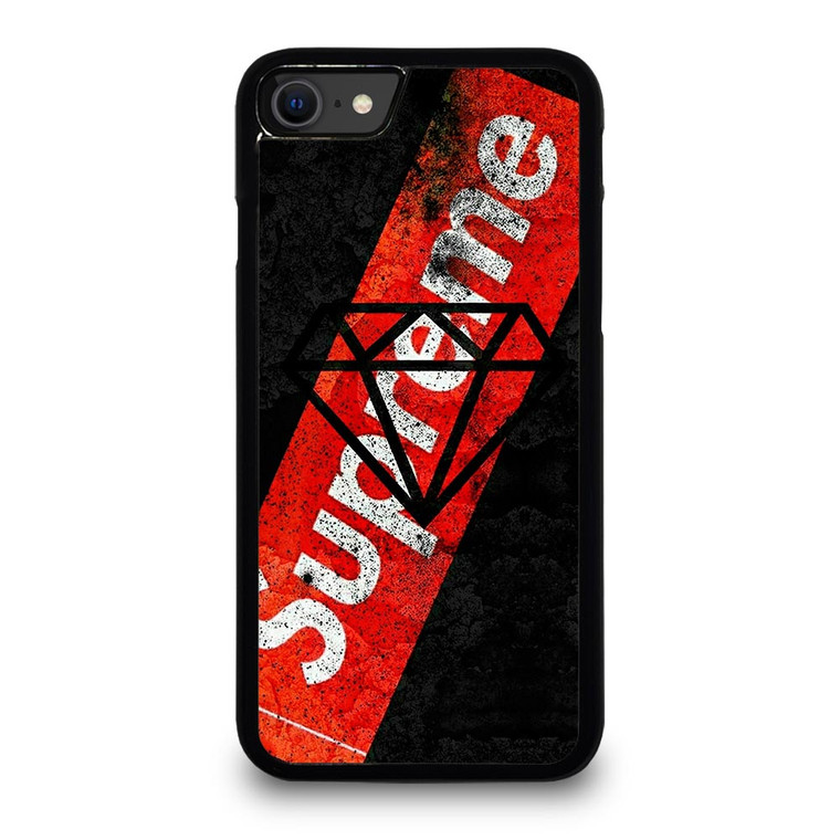 SUPREME DIAMOND SUPPLY CO BLACK iPhone SE 2020 Case