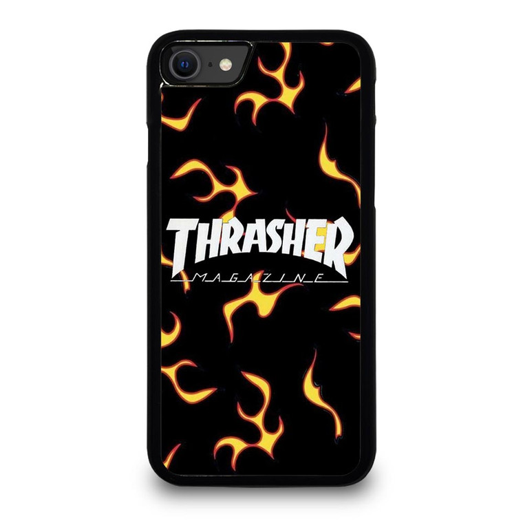 THRASHER SKATEBOARD MAGAZINE FLAME iPhone SE 2020 Case