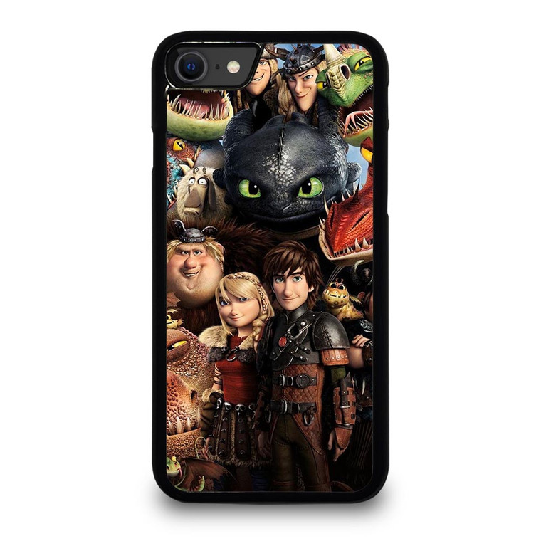 TOOTHLESS TRAIN YOUR DRAGON CHARACTER iPhone SE 2020 Case