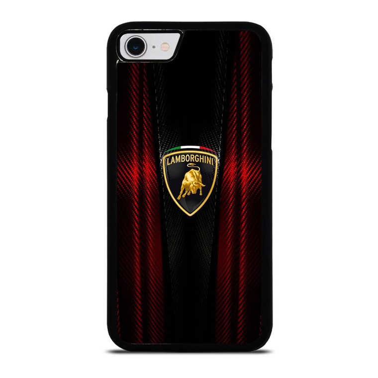 LAMBORGHINI RED CARBON iPhone SE 2022 Case