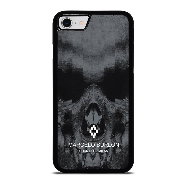 MARCELO BURLON SKULL LOGO iPhone SE 2022 Case