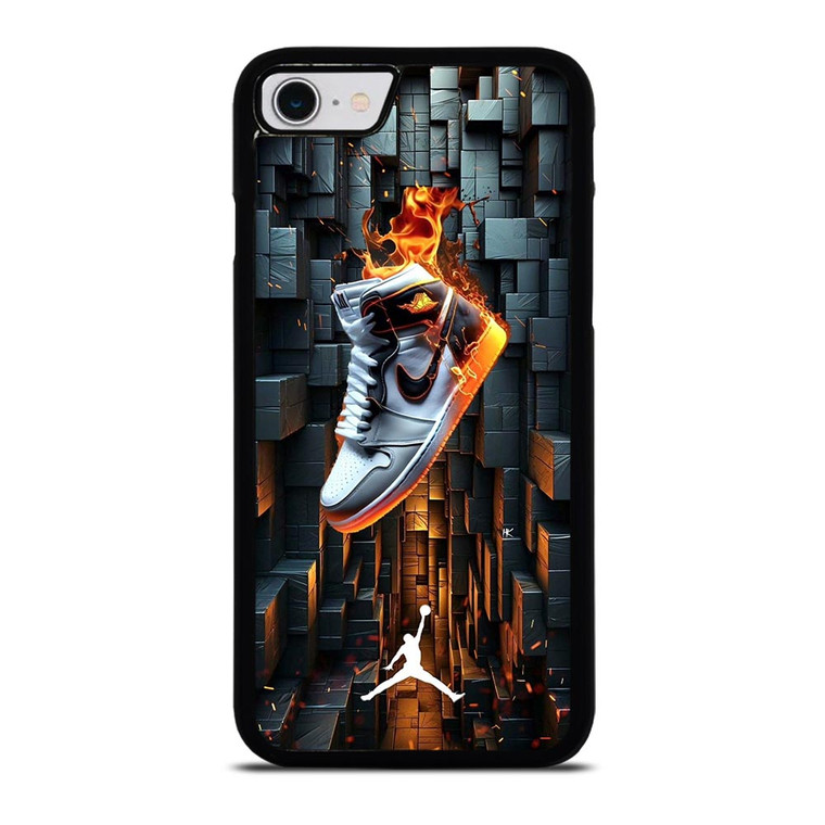 MICHAEL JORDAN AIR SHOES iPhone SE 2022 Case