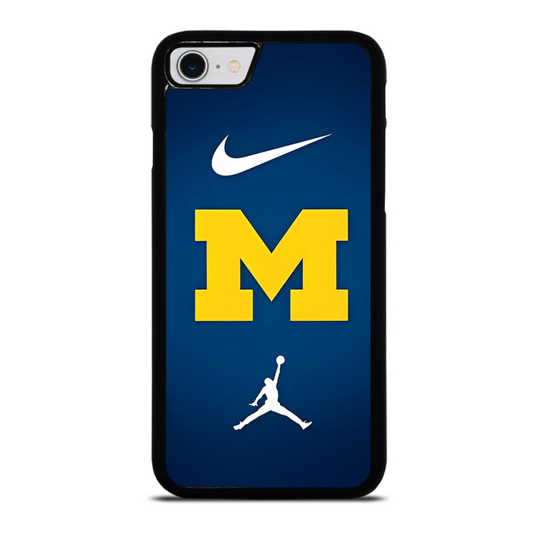 MICHIGAN WOLVERINES NIKE JORDAN iPhone SE 2022 Case
