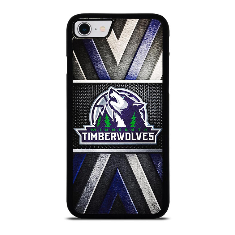 MINNESOTA TIMBERWOLVES METAL SYMBOL iPhone SE 2022 Case