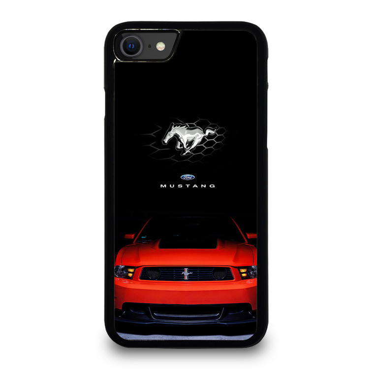 FORD MUSTANG CAR RED iPhone SE 2020 Case