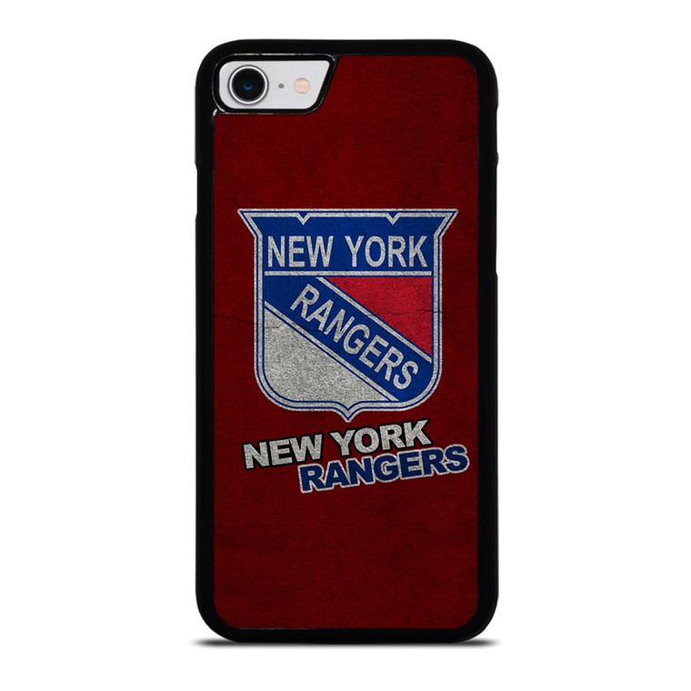 NEW YORK RANGERS SUEDE TEXTURE iPhone SE 2022 Case