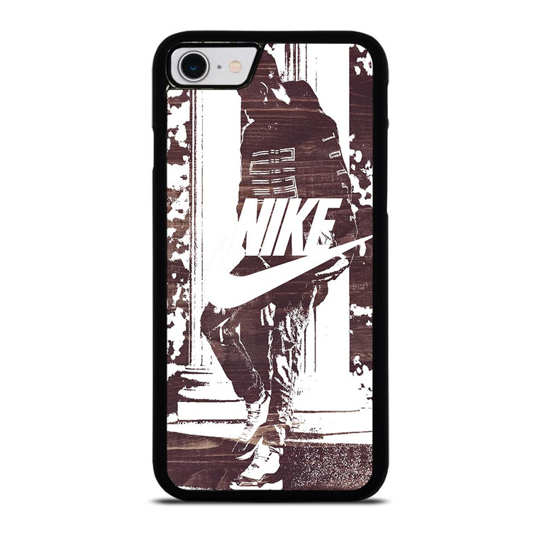 NIKE STREET URBAN BLACK WHITE iPhone SE 2022 Case