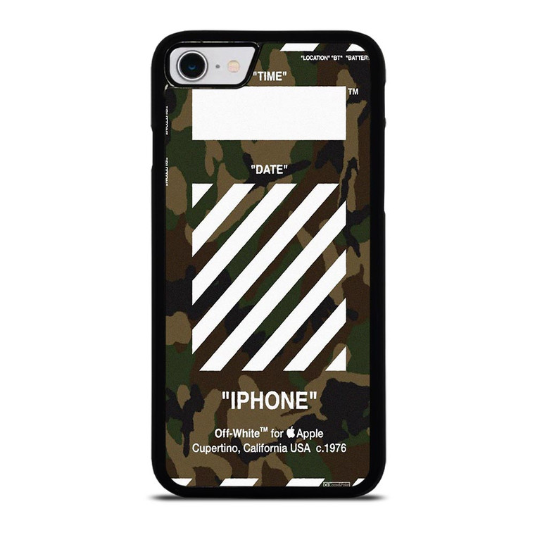 OFF WHITE CAMO ARMY iPhone SE 2022 Case