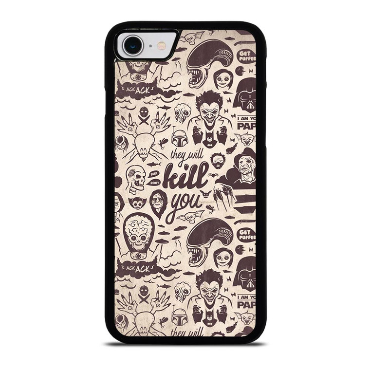 SLASHER PATTERN iPhone SE 2022 Case