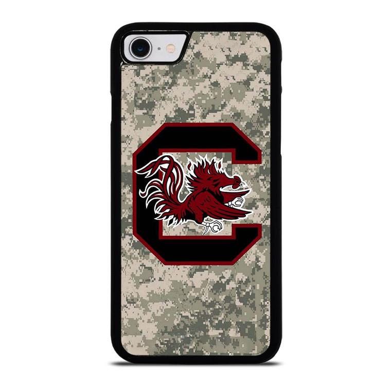 SOUTH CAROLINA GAMECOCKS CAMO LOGO iPhone SE 2022 Case