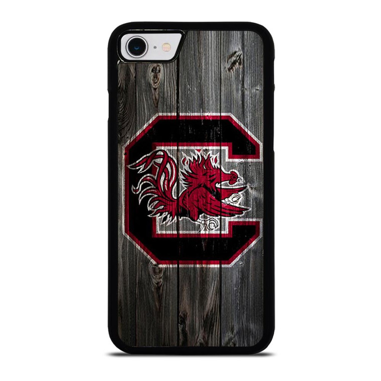 SOUTH CAROLINA GAMECOCKS WOODEN LOGO iPhone SE 2022 Case