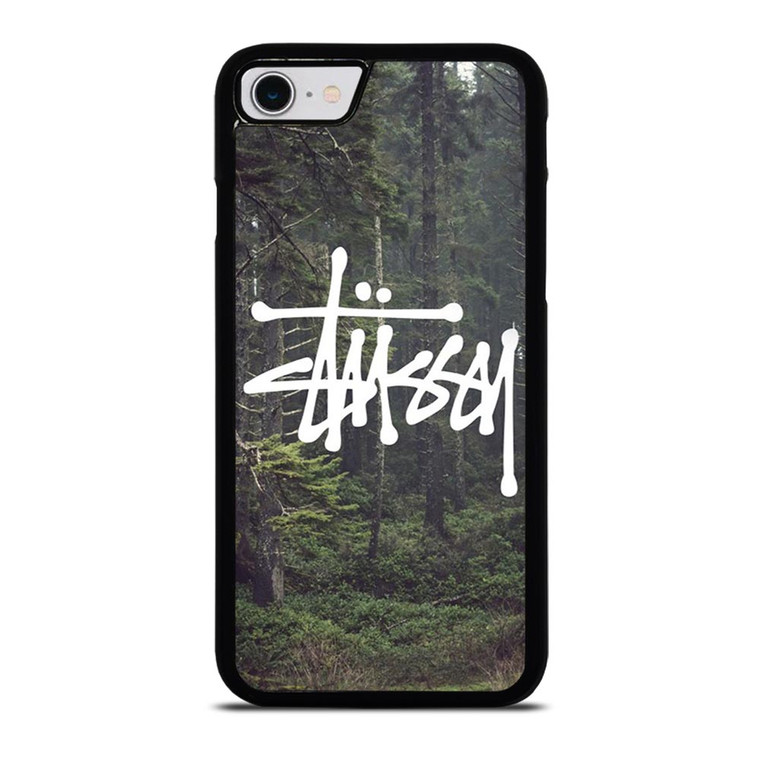 STUSSY SPOOKY FOREST LOGO iPhone SE 2022 Case