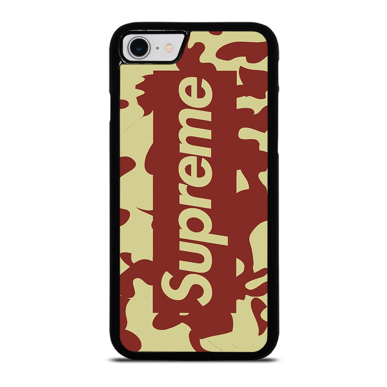 SUPREME RED CREAM LOGO iPhone SE 2022 Case