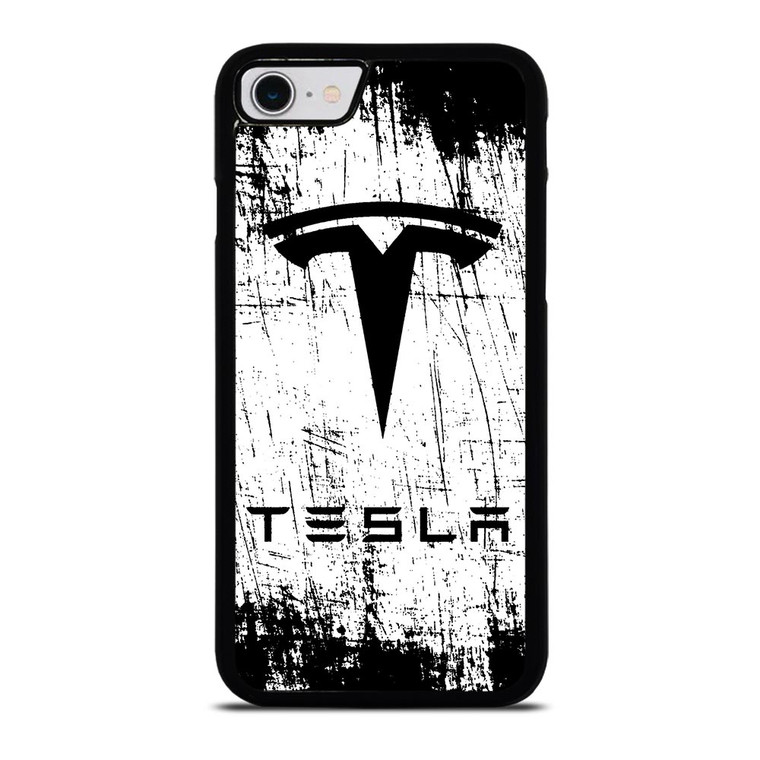 TESLA MOTORS BRUSHED LOGO iPhone SE 2022 Case