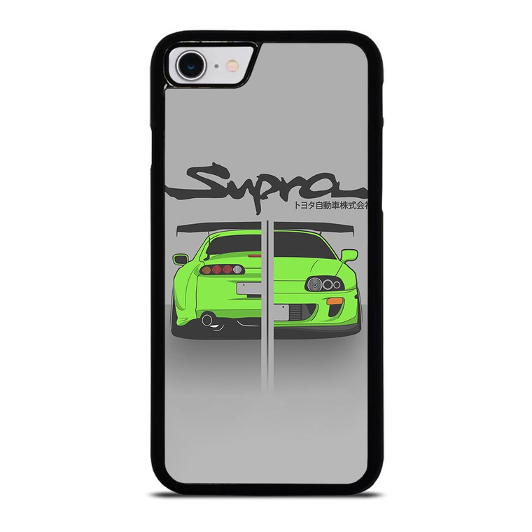 TOYOTA SUPRA CAR CLIPART iPhone SE 2022 Case