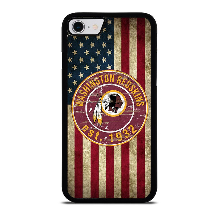 WASHINGTON REDSKINS AMERICAN FLAG iPhone SE 2022 Case